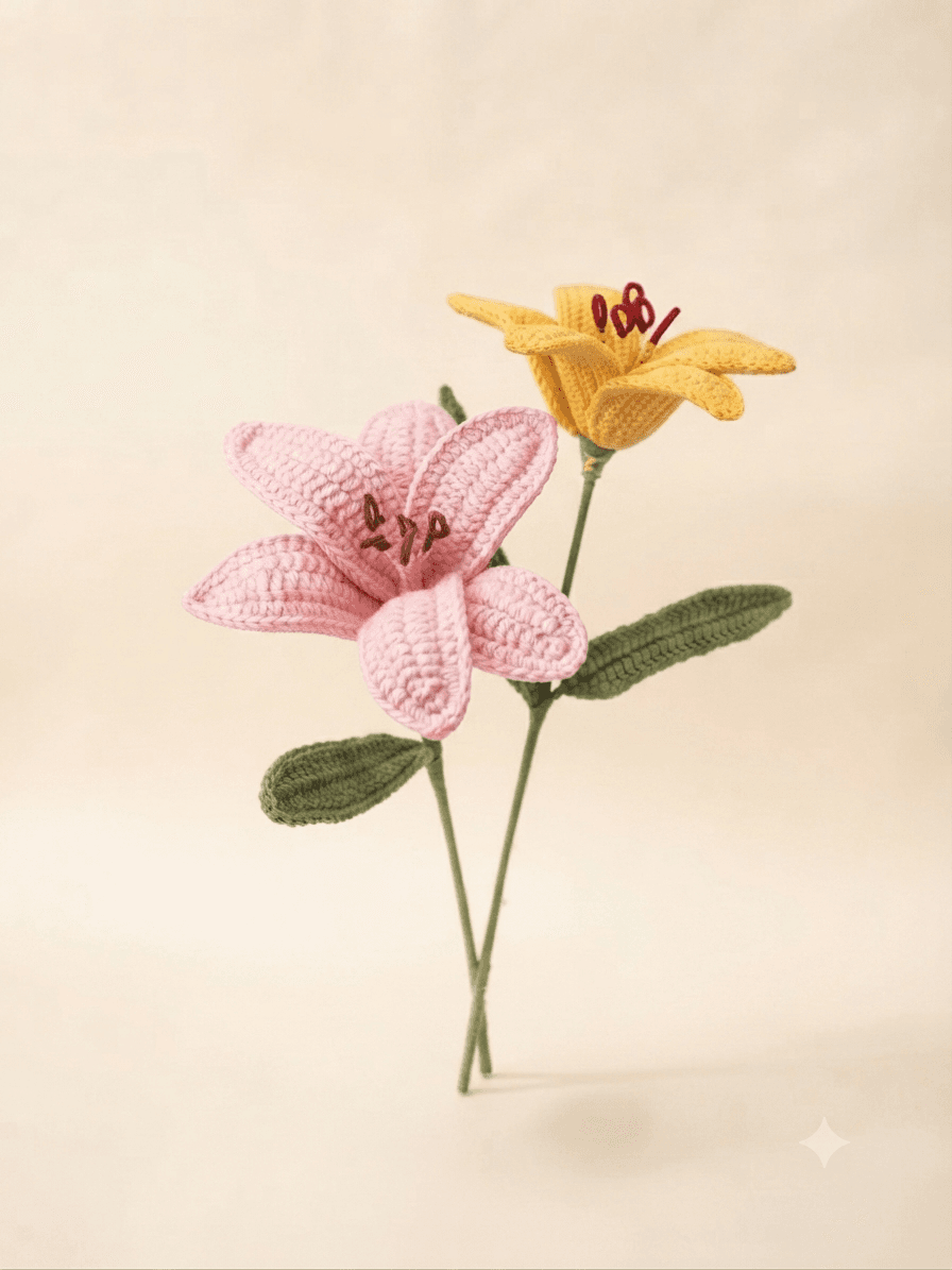 Pink & Yellow Lilies