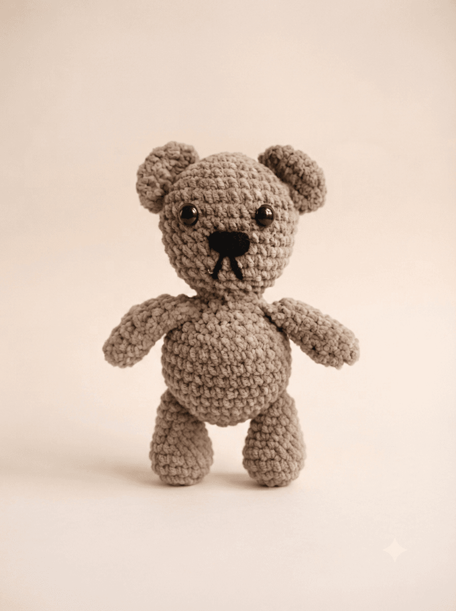 Mocha Teddy Bear — view 2